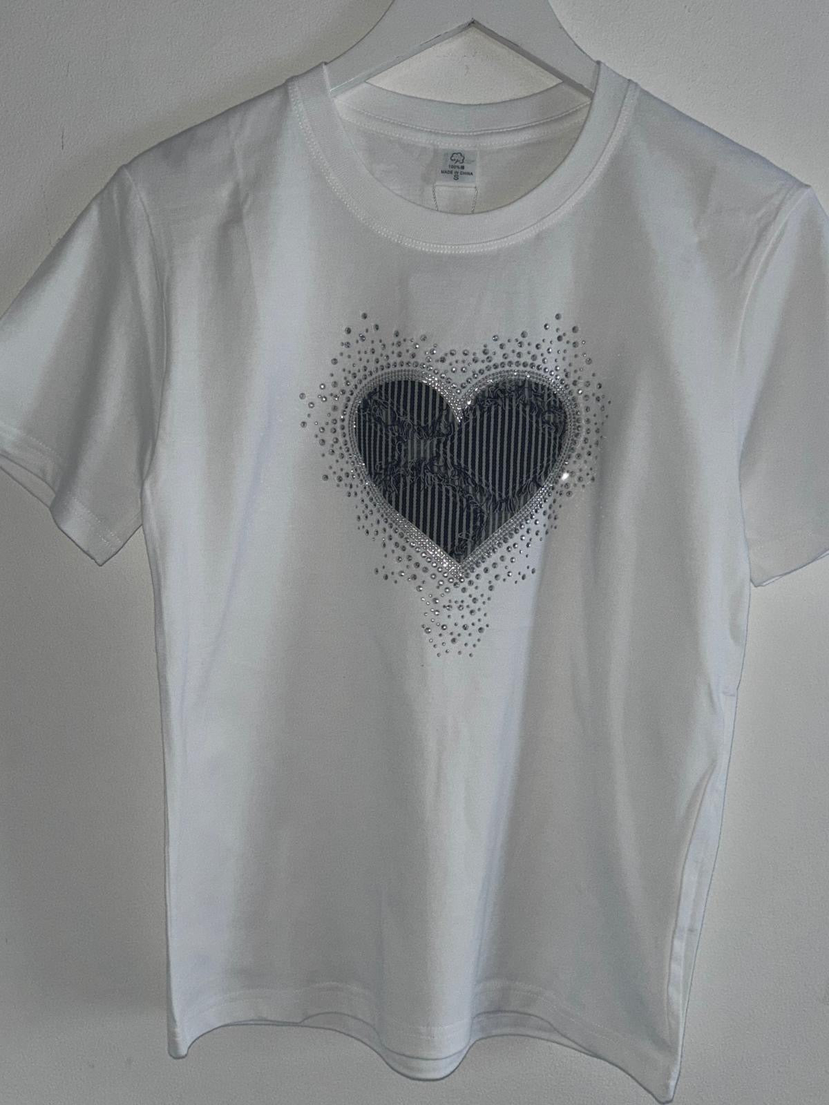 Loretta T-shirt (denim heart)