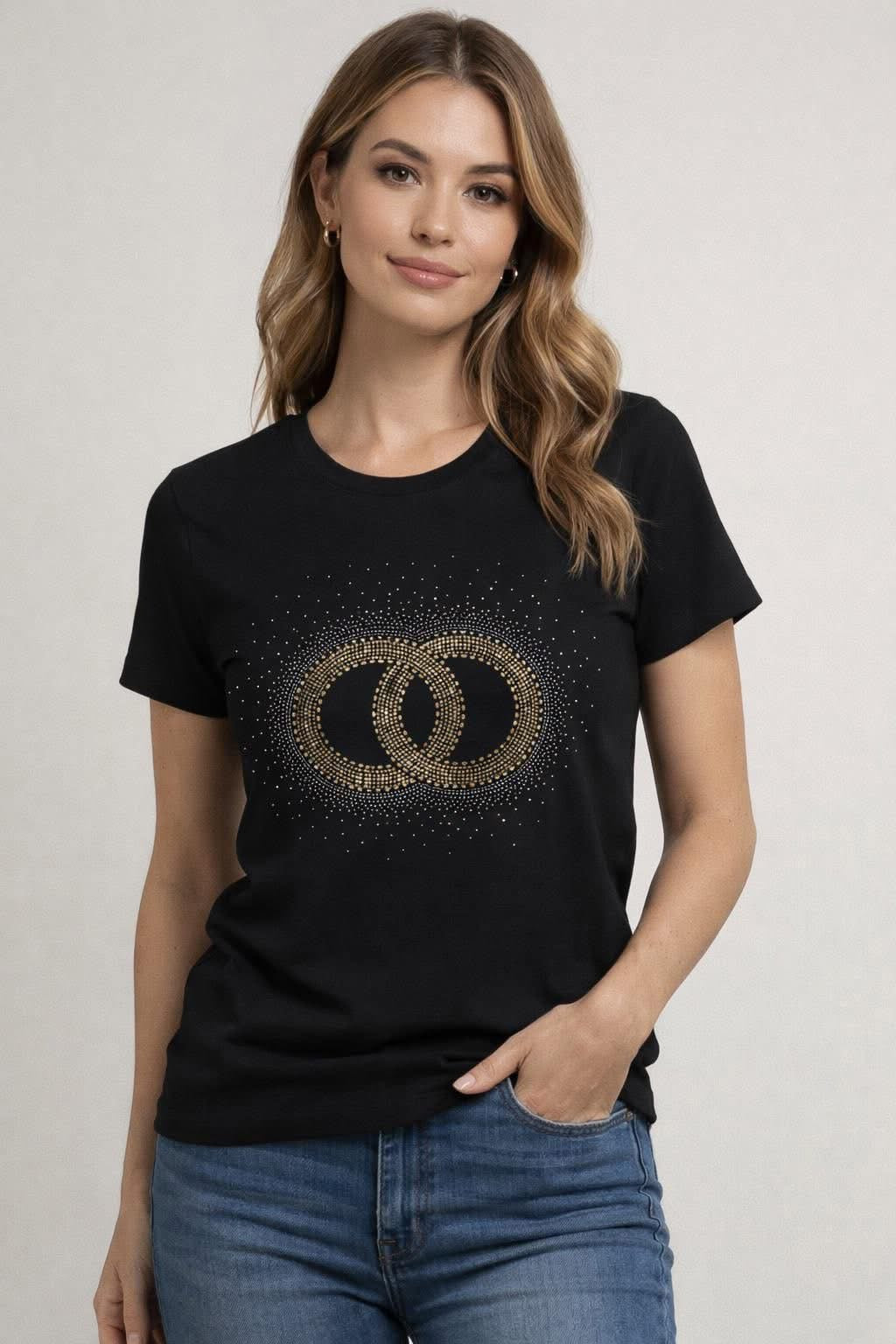 Gold circle t-shirt