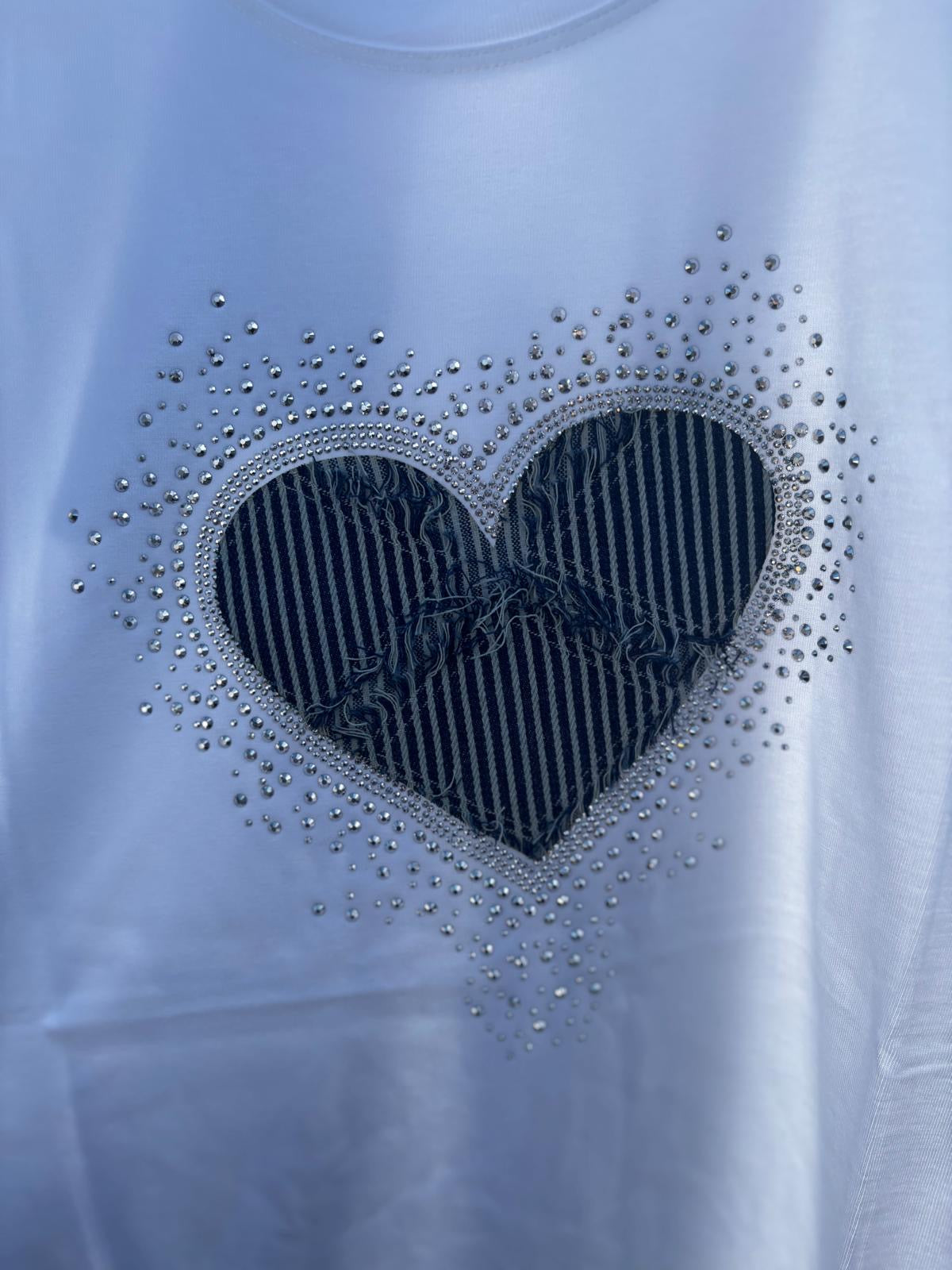 Loretta T-shirt (denim heart)