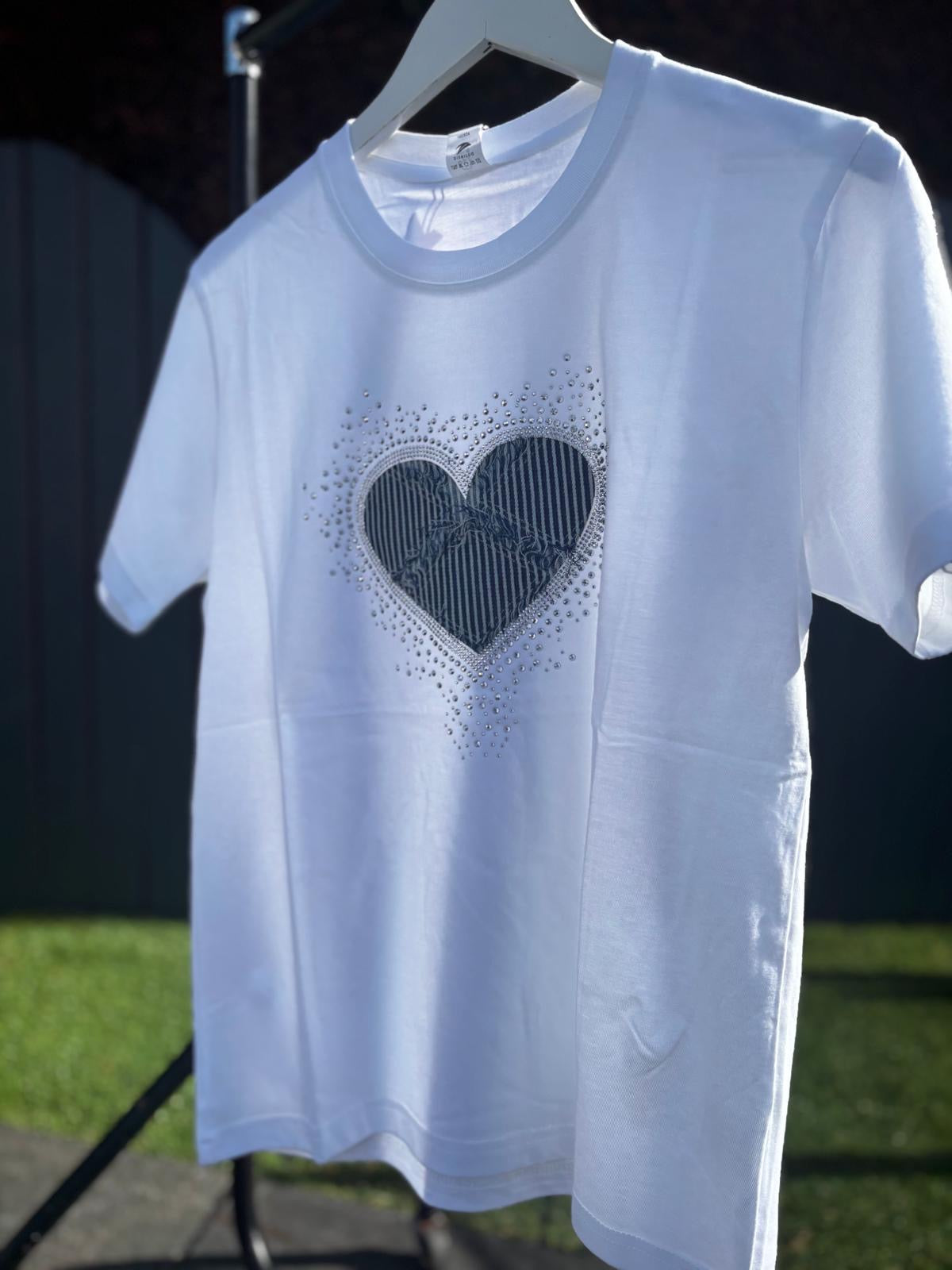 Loretta T-shirt (denim heart)