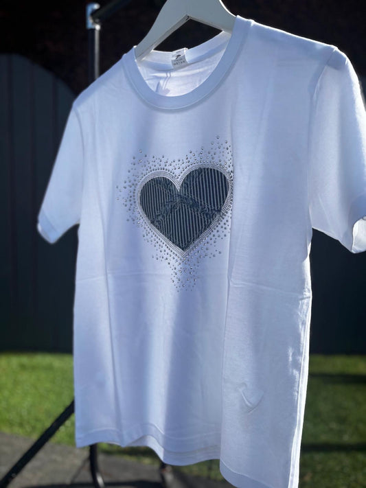 Loretta T-shirt (denim heart)